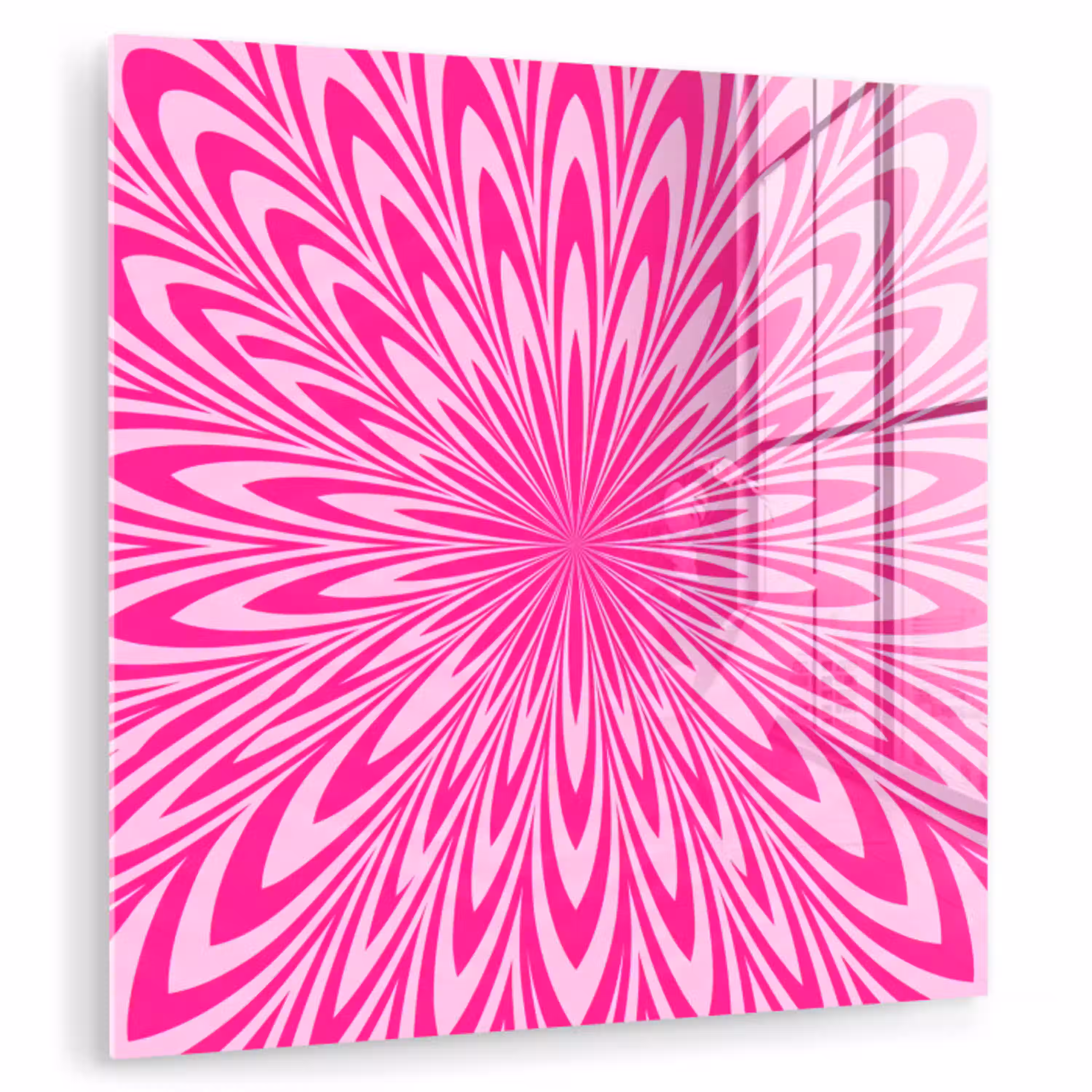 Patroon - Optisch - Roze plexiglas 5mm klein -zzzproduct_nieuw