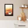 Koffie - Landschap - Oranje - Koffiebonen KitchenYeah - Keuken - Fotolijst klein -sfeer1