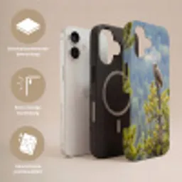 Uil - Oehoe - Bomen - Natuur Toughcase MagSafe Apple iPhone 17 klein -USP_Lagen_NL
