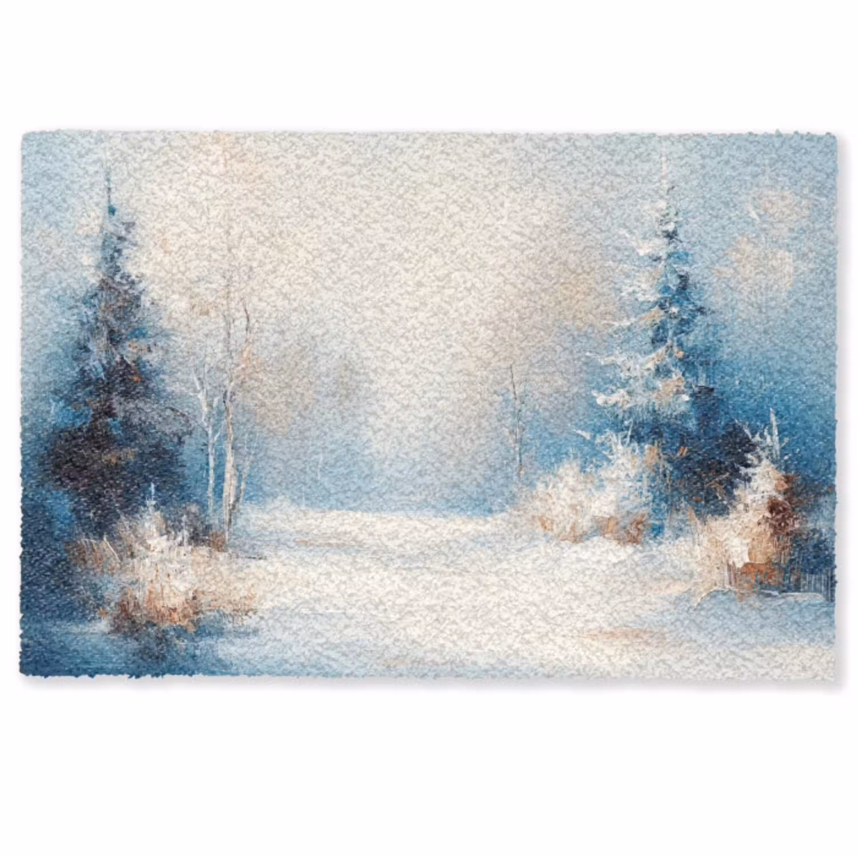 Wald – Winter – Natur – Abstrakt – Schnee Deurmat klein -zkaufland3d