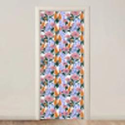 Patroon - Aquarel - Kleurrijk deurposter klein 289 -3d_beige