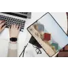 Strand - Huisjes - Kleurrijk - Duinen laptophoes neopreen klein -bureau