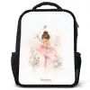 Ballerina fee in roze Rugzak - Zwart middel -3d