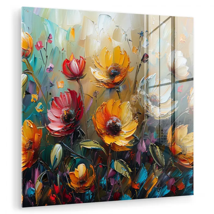 Watercolor - Bloemen - Kunst - Modern plexiglas 5mm klein -zzzproduct_nieuw