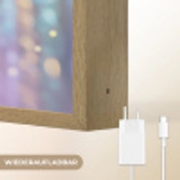 Fee - Schommel - Paars - Glinsters Light Box met batterij (Wandlamp) middel -USP_websiteoplaadbaarDE