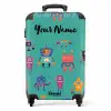Robo rave NBS - Handbagage koffer - Kinderen Unisex middel -productfoto_recht