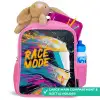 Racehelm - Verfspatten - Penseelstreken - Race mode Kinderrugzak - Roze middel -inhoud_UK