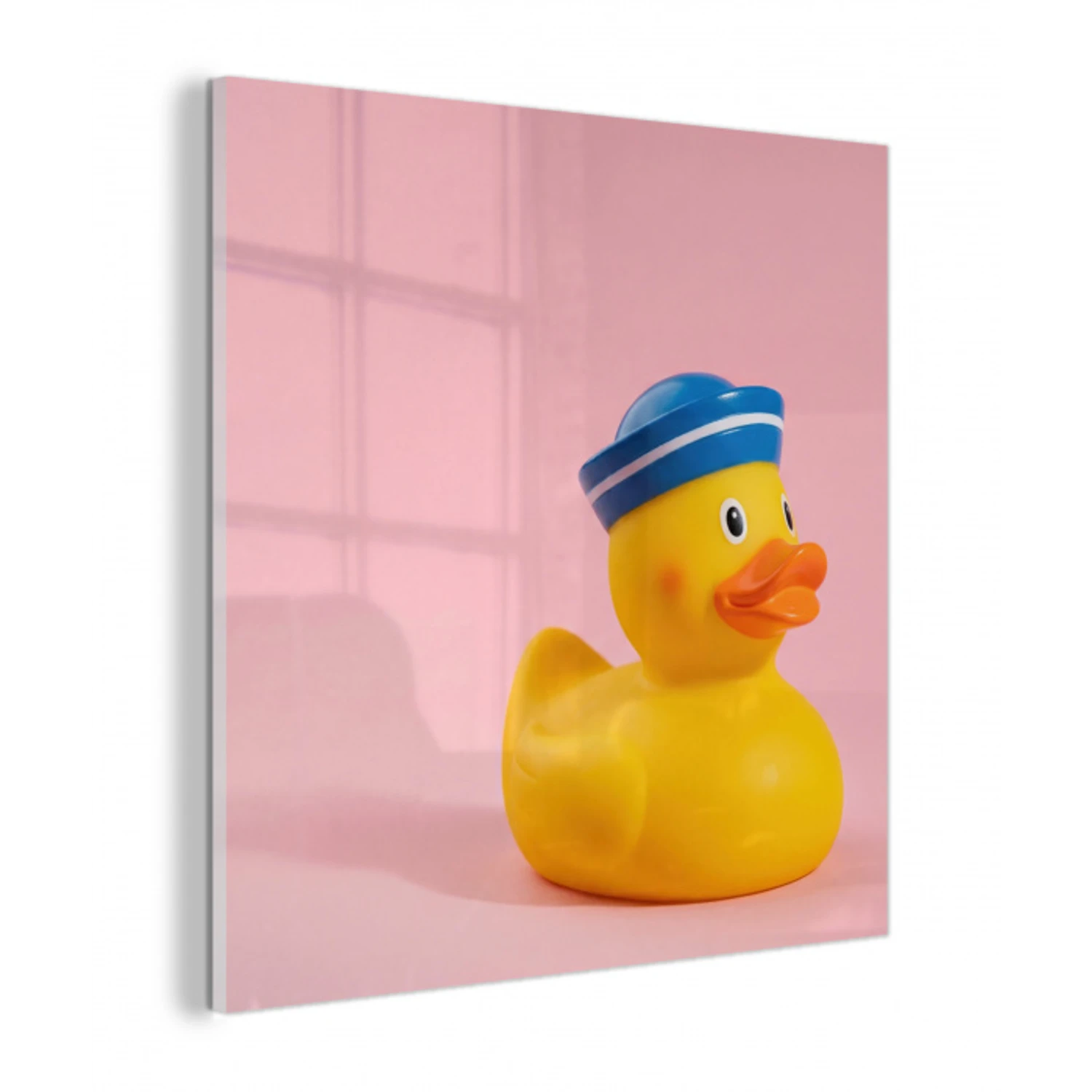 Matroos - Eend - Roze plexiglas 5mm klein -z3d