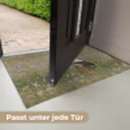 Ooienvaar - Bloemen - Weide - Kleurrijk Deurmat klein -USP_DE