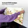 Takken - Bloemen - Vogeltjes - Roze Inductie beschemer met haakjes klein -ky-ophangen-nl