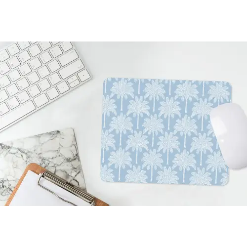 Palmboom - Modern - Blauw muismat rubber klein 262 -witbureau