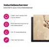 Kerst - Hert - Gewei - Rood Inductie beschermer vinyl 3mm klein -wsfeer2_website