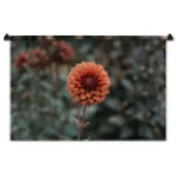 Dahlia - Bloem - Natuur - Sfeervol Wandkleed katoen middel -zz3d