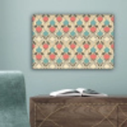 Barok - Retro - Kleurrijk canvas 2cm klein 34 -sfeer4