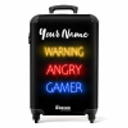 Warning Angry Gamer NBS - Handbagage koffer - Kinderen Unisex middel -productfoto_recht