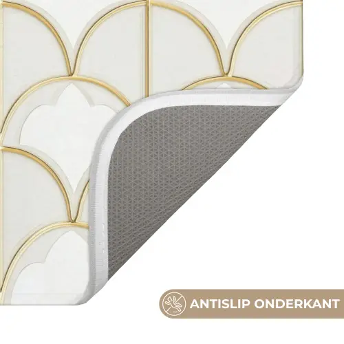 Mozaïek - Bogen - Goud WCmat klein 1009 -USP_AntislipNL