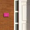 Felroze - Sierlijk Naambord Rechthoek middel -sfeer3-rechthoek-S