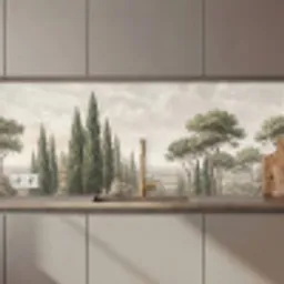 Vallei - Bos - Natuur - Groen keuken achterwand 2 middel zz_3dshopping