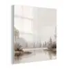 Rivierlandschap - Minimalistisch - Aardetinten plexiglas 5mm klein -z3d