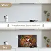 Vijzel - Kruiden - Lepels - Specerijen - Bruin - Peper keuken achterwand spatscherm klein -voor_na_NL