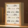 Retro - voertuigen - patroon Light Box met kabel klein -zzz_3d_website