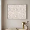 Bloemenprint - Grijs - Crème Textielframe zwart klein 947 -sfeer2