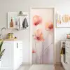 Klaproos - Bloemen - Kunst - Abstract - Watercolor deurposter klein -sfeer5