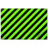Gaming - Strepen - Schuin - Groen tuinposter los doek groot -3d