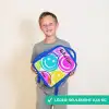 Kleurrijke glimlachexplosie Kinderrugzak - Blauw middel -sfeer1_FR