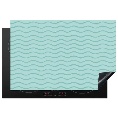 Zee - Dieren - Bluewave - Blauw Inductie beschermer vinyl 3mm klein 276 -3d