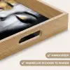 Gezicht - Vrouw - Penseelstreken - Abstract Dienblad Rechthoek middel -USP_HandgreepNL