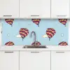 Design - Vintage - Luchtballon keuken achterwand 2 middel 871 -3d