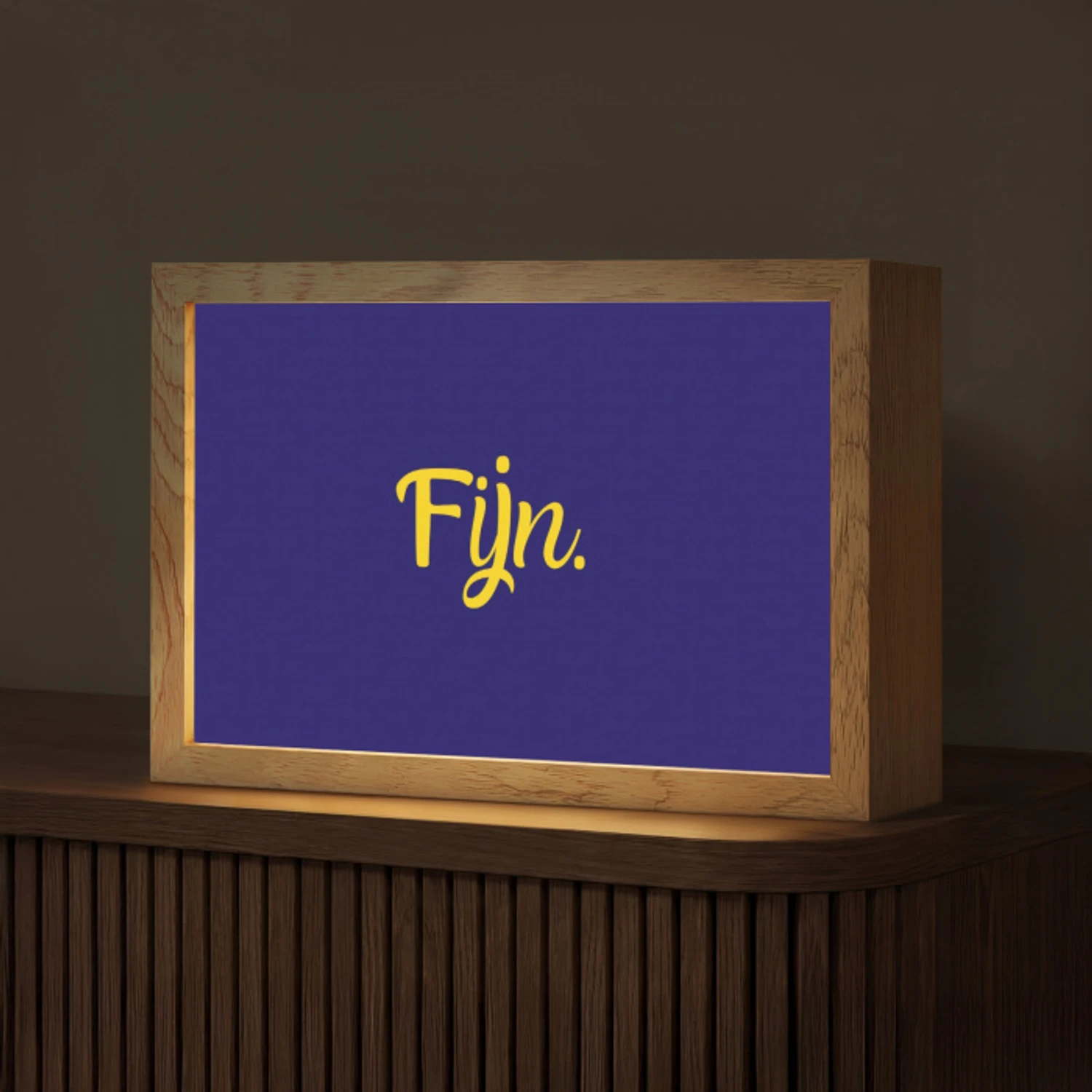 Blauw - Geel - Fijn Light Box met kabel (Tafellamp) klein -z3d_website