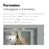 Konijn - Eieren - Kleurrijk Muismat XXL klein -sfeer5