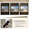 Duin - Meeuw - Strand - Zee - Zon Light Box met batterij (Wandlamp) middel -USP_dimbaarNL
