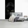 Panter - Dieren - Zwart - Ogen fotobehang vinyl groot -slaapkamer
