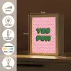 Yes fun - Groen - Roze - Stippen Light Box met kabel (Tafellamp) klein -USP_NL