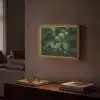 Sparrentakken - Knoppen - Naalden - Groen Light Box met batterij (Wandlamp) middel -sfeer1