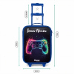 Neon - Controller - Verfspatten - Game Kinderkoffer - Blauw klein -productfoto_formaten