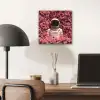 Bloemen - Roze - Astronaut aluminium wit klein -sfeer5