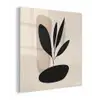 Plant - Beige - Japandi plexiglas 5mm klein -z3d