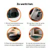 Retro - Disco - Vuurwerk - 70s - Multi Inductie beschermer vinyl 3mm klein 276 -zzzzzzz-td-werking