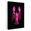 Kreeft - Felroze - Stippen - Opvallend KitchenYeah - Keuken - Canvas klein -3d