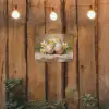 Bloemen - Eieren - Geschilderd tuinposter los doek klein -sfeer1