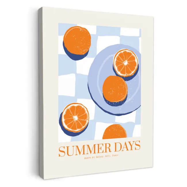 Canvas schilderij - Zonovergoten Citrus