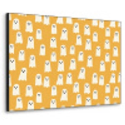 Halloween - Spookjes - Oker Textielframe zwart klein 947 -3d