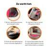 Tijger - Modern - Neon Inductie beschermer vinyl 3mm klein -zzzzzzz-td-werking