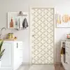 Patroon - Klassiek - Beige deurposter klein 289 -sfeer5