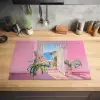 Roze - Buiten - Verf Inductie beschermer vinyl 3mm klein -sfeer5