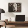 Kalf - Oormerk - Houten stal PET vilt klein -sfeer5